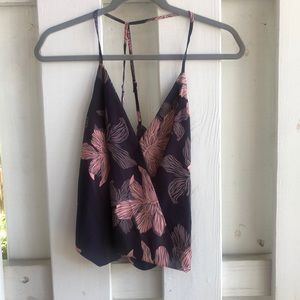 Forever 21 Strappy Floral Tank